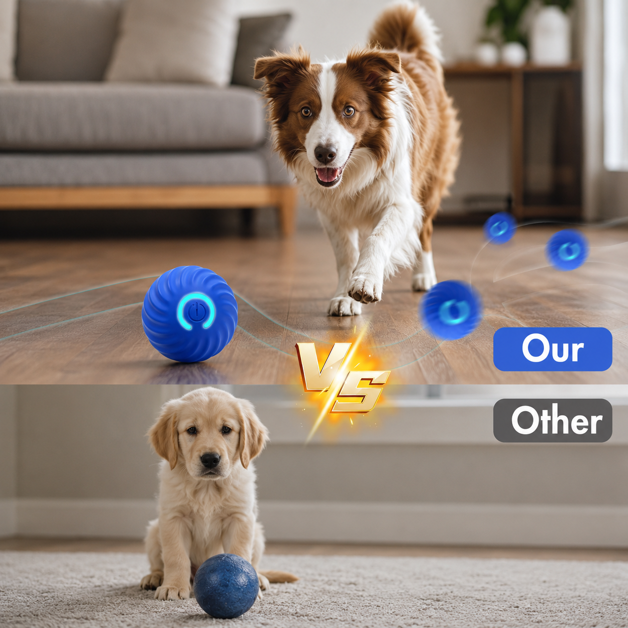 Pawzy™ Interactive Pet Ball