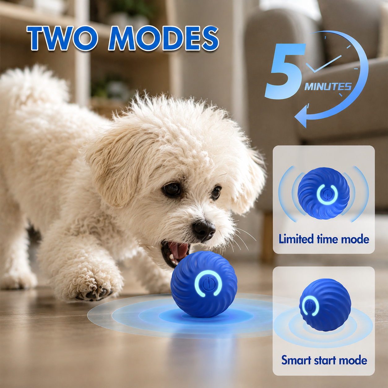 Pawzy™ Interactive Pet Ball