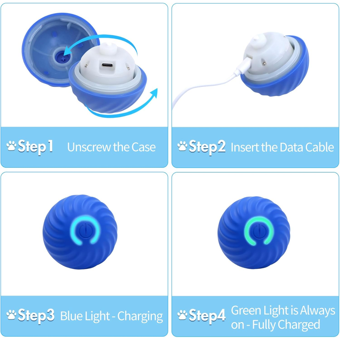 Pawzy™ Interactive Pet Ball